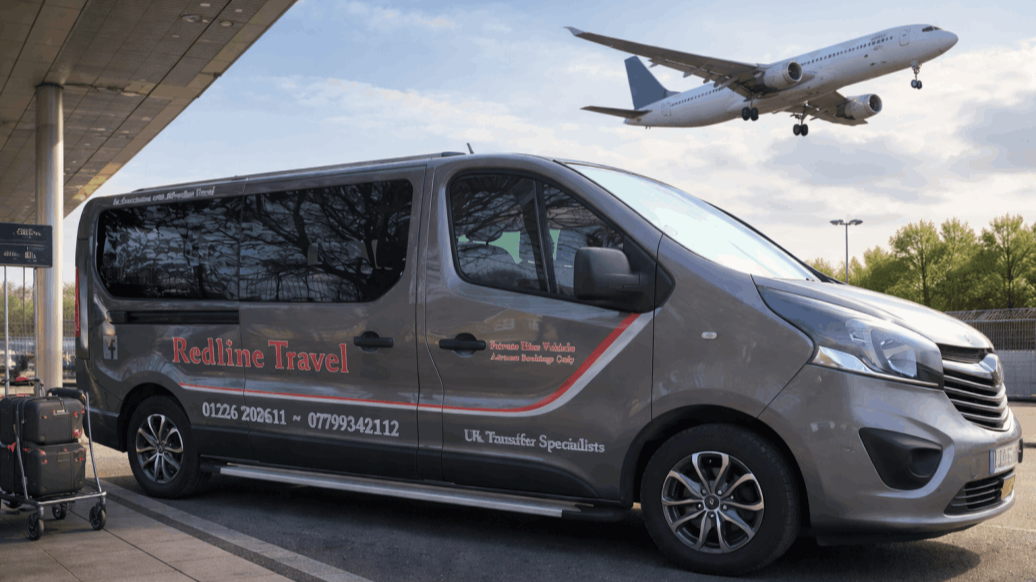 Redline Travel Barnsley airport taxi for pre-booked airport transfers