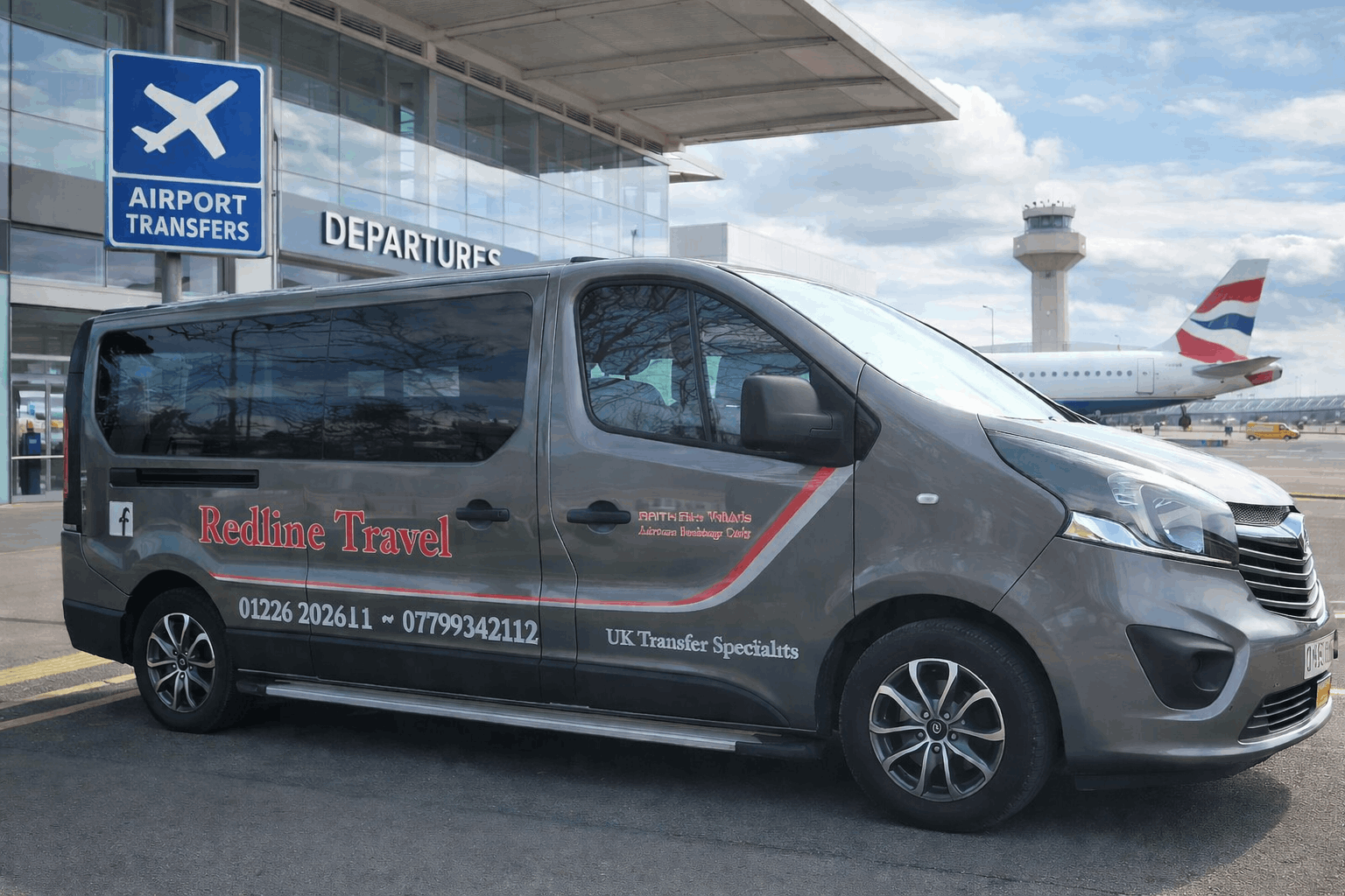 Book airport transfers with Redline Travel Barnsley