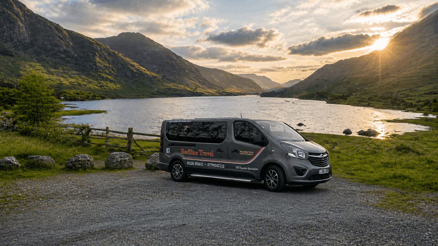 8 seater minibus hire in Barnsley for airport transfers and group travel