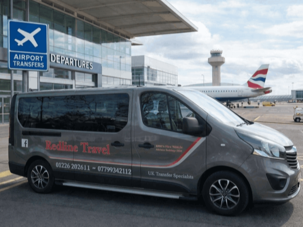 8 seater minibus airport transfer from Barnsley