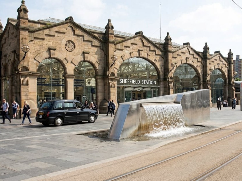 Barnsley to Sheffield Train Station 