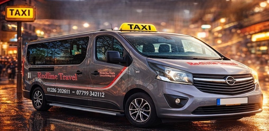 Redline Travel Barnsley 1 to 8 passenger fleet for private hire transfers